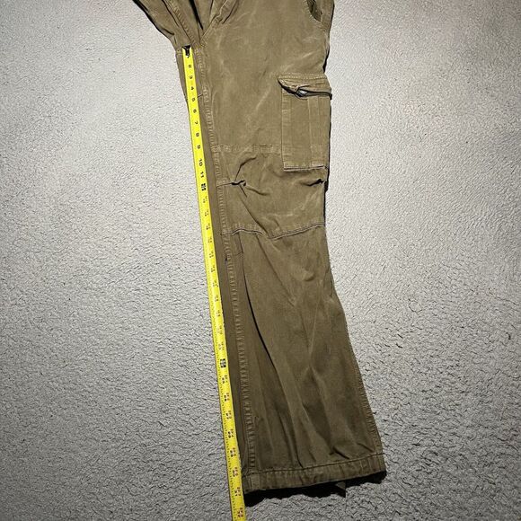 J Galt Pants Womens Medium Cargo Straight Parachute Double Knee Cotton Fatigues - Picture 3 of 10